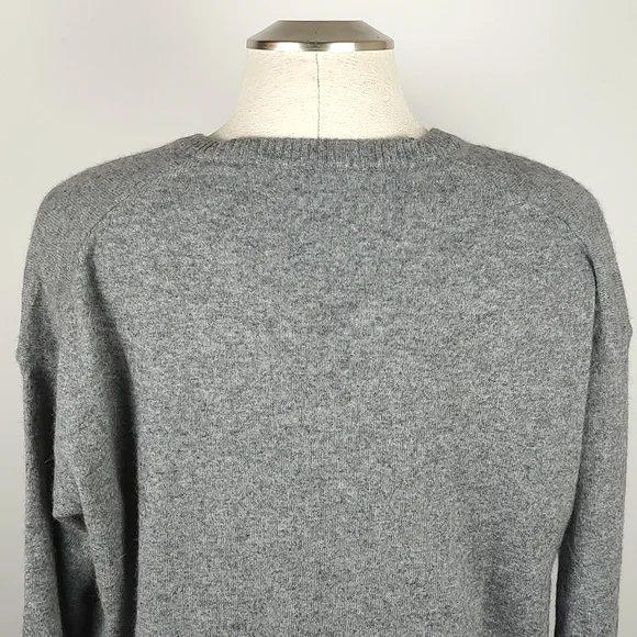 EUC 90s Angora Wool Made in Italy of Benetton Long Baggy Sweater Size Large - Picture 9 of 12